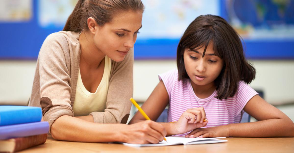 White Rock Tutoring session with a student and tutor working on homework